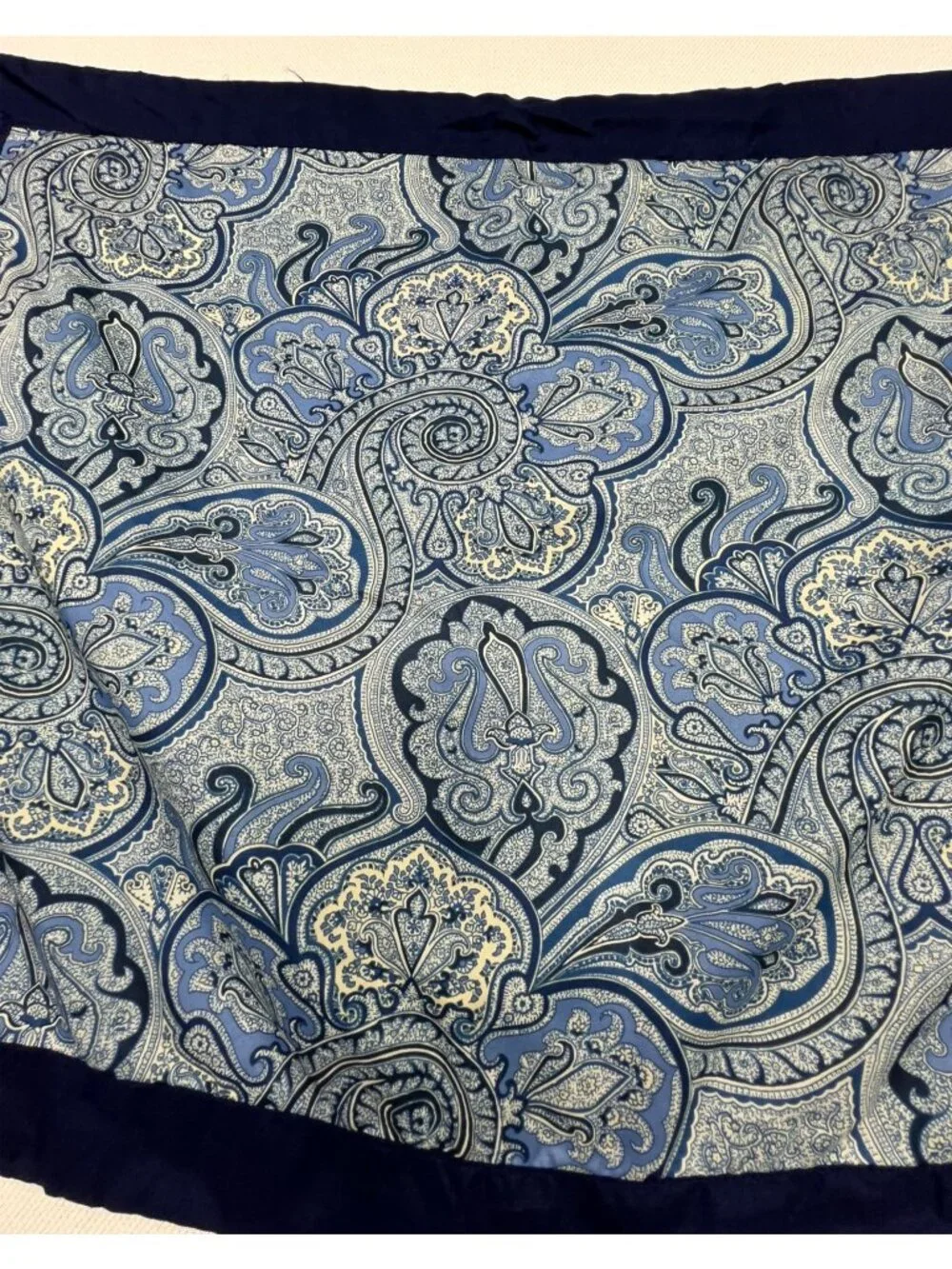 Traditions By Waverly Blue Paisley Decorative Pillow Shams Bedding Set of 2